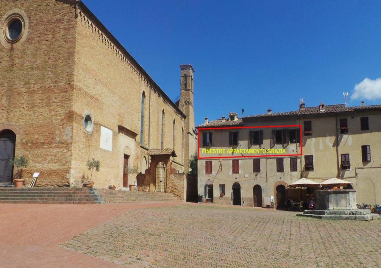 Caratteristico Appartamento Grazia Centro Storico San Gimignano Exterior foto